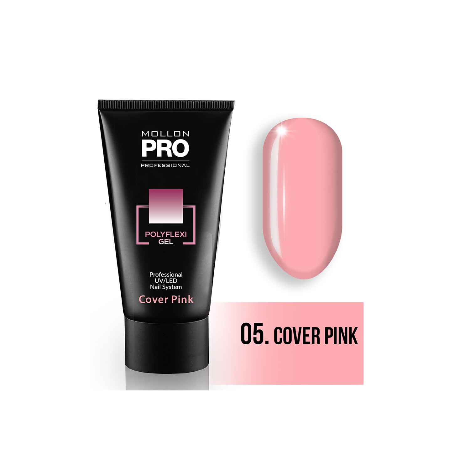 Mollon Pro Polyflexi Gel color Cover Pink 05 60ml Mollon Pro Polyflexi Gel color Cover Pink 05 60ml