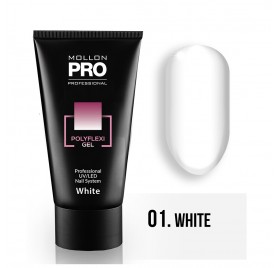 Mollon Pro Polyflexi Gel color White 01 60ml