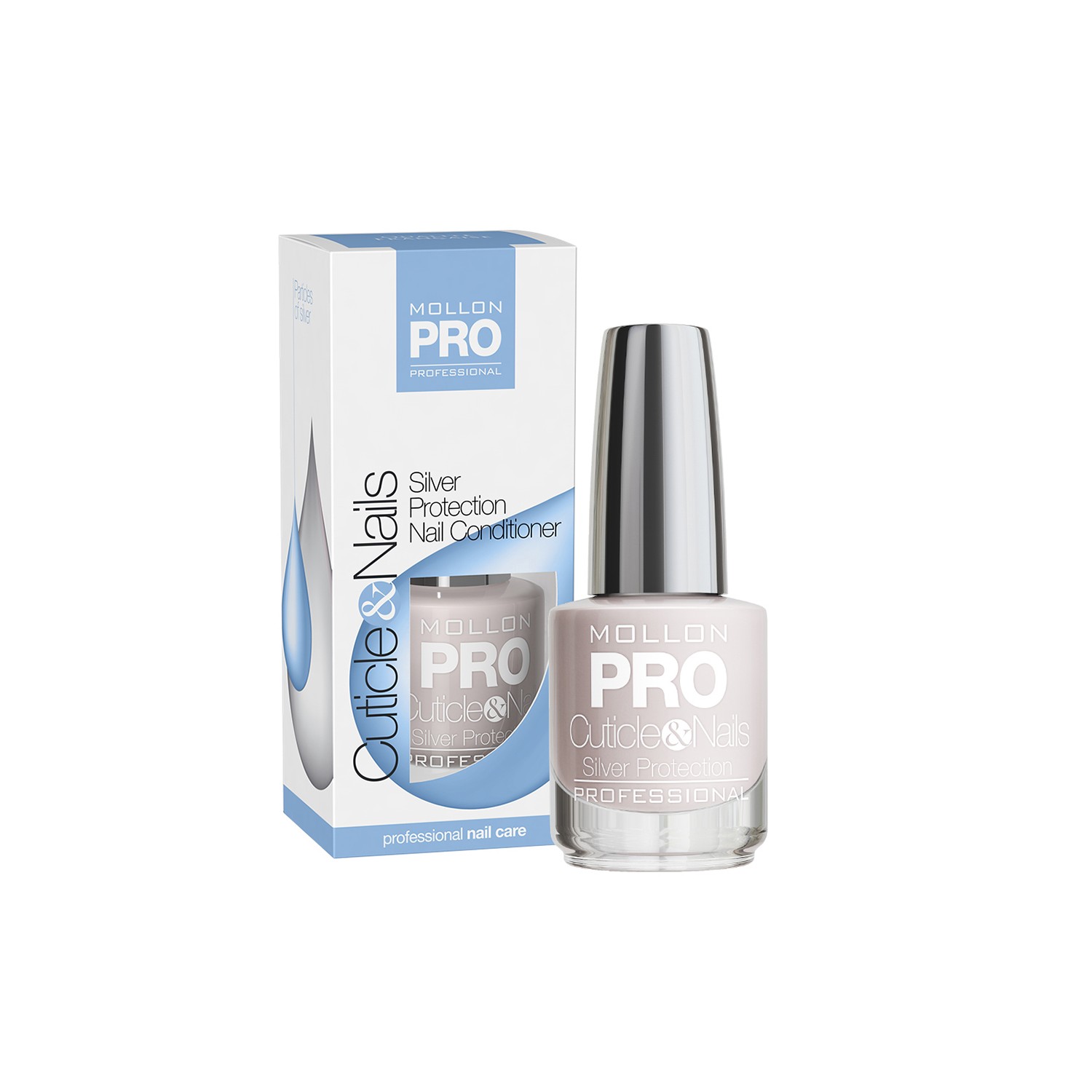 Balsamo per unghie Mollon Pro Silver Protection