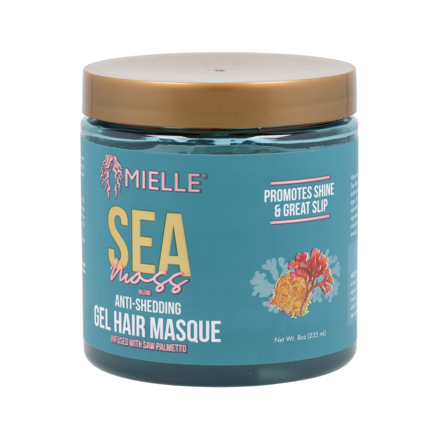 Mielle Sea Moss Anti Shedding Gel Hair Mascarilla 235 ml