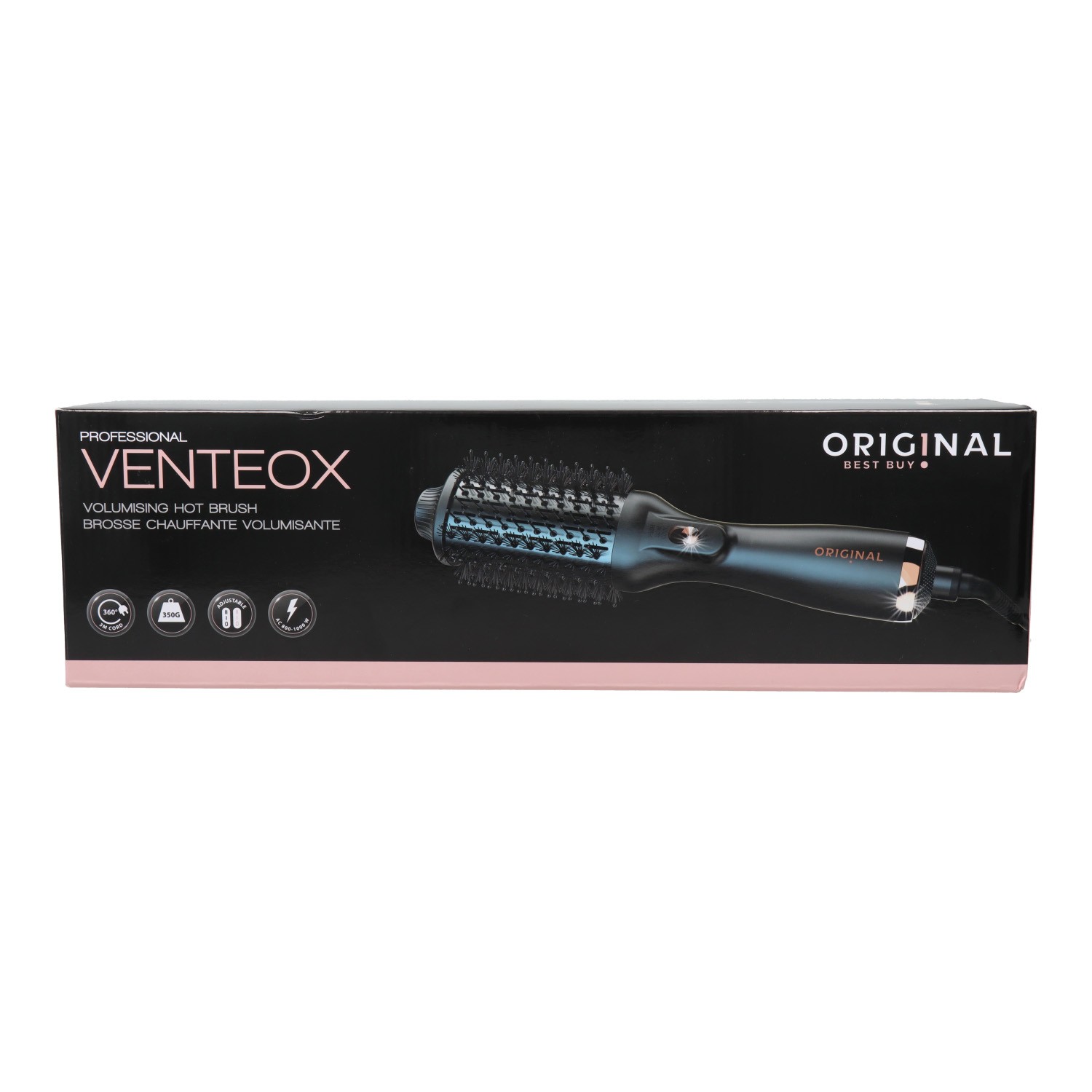 Escova de cabelo quente profissional original Venteox Sinelco