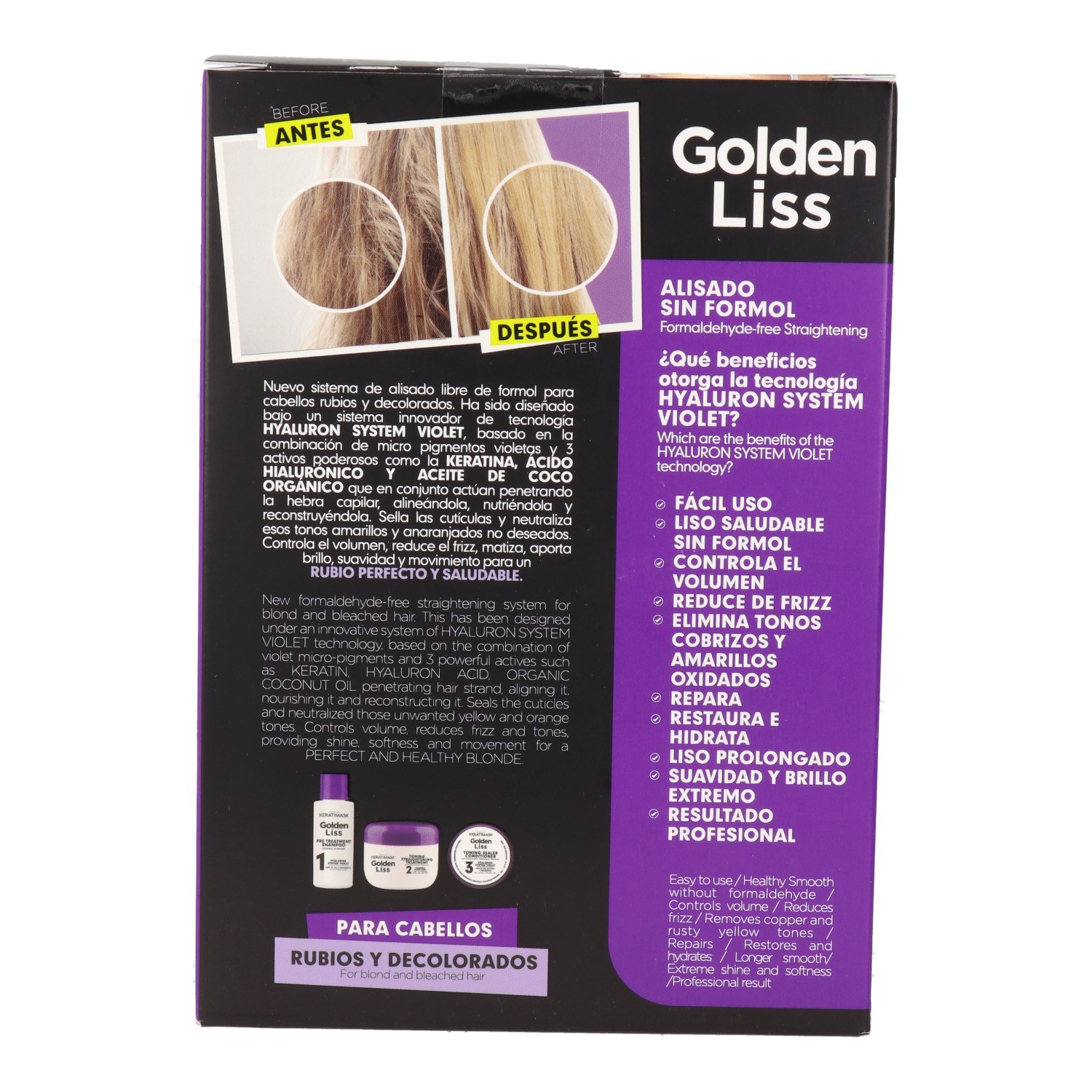 Placenta Life Keratimask Alisado Golden Liss