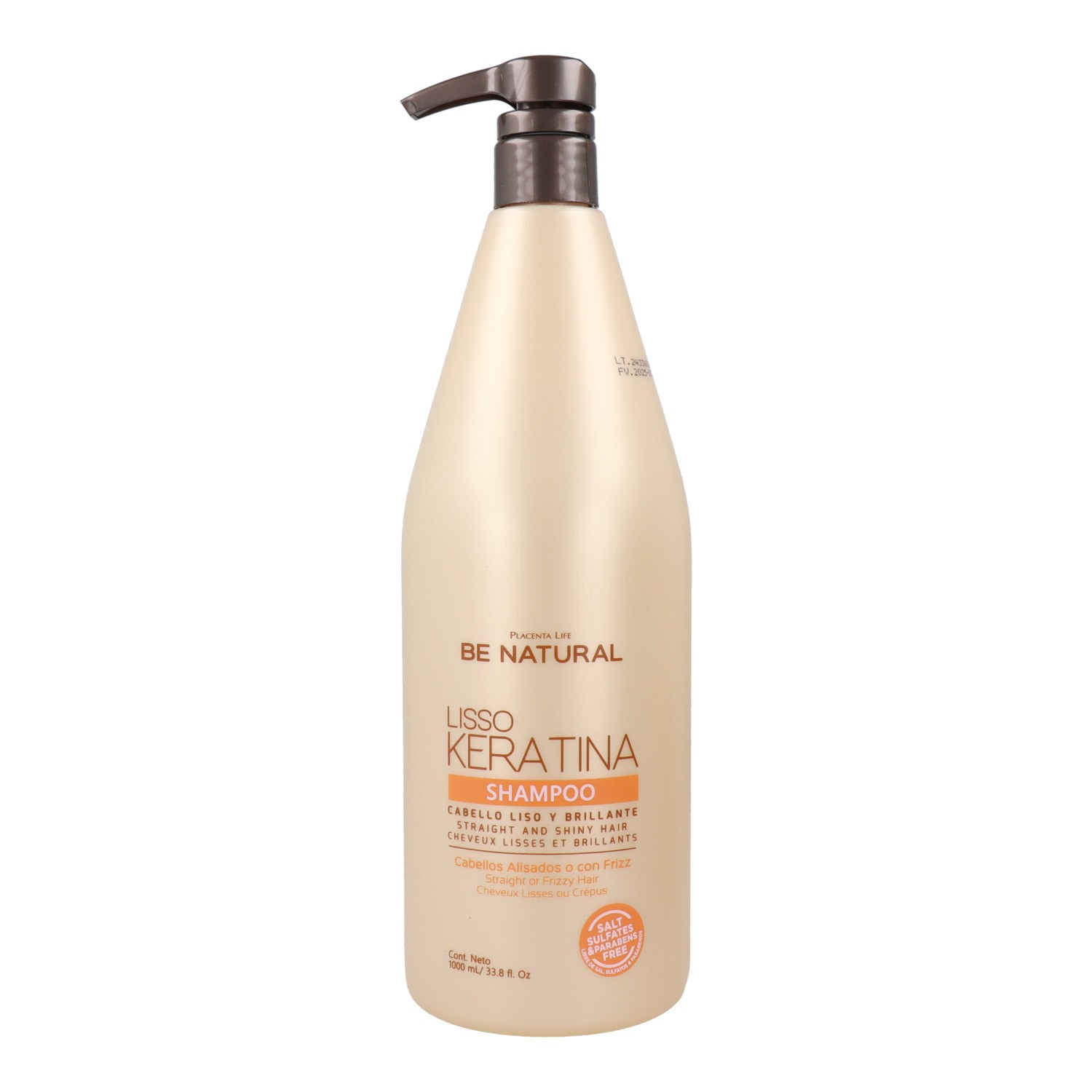 Placenta Life Be Nat Lisso Keratin Shampoo 1000 ml