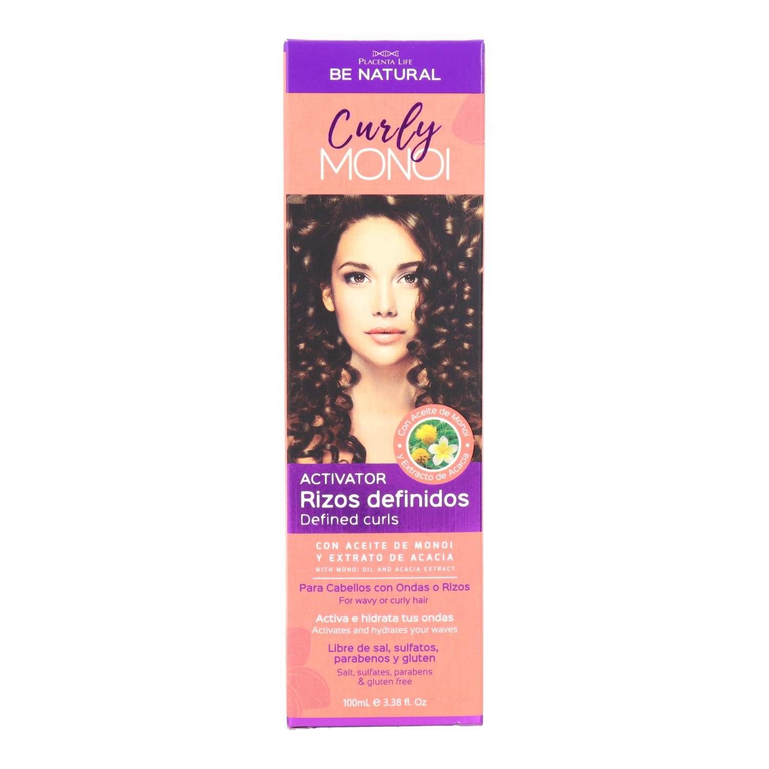 Placenta Life Be Nat Nutri Curly Monoi Activador Rizos 100 ml Placenta Life Be Nat Nutri Curly Monoi Activador Rizos 100 ml