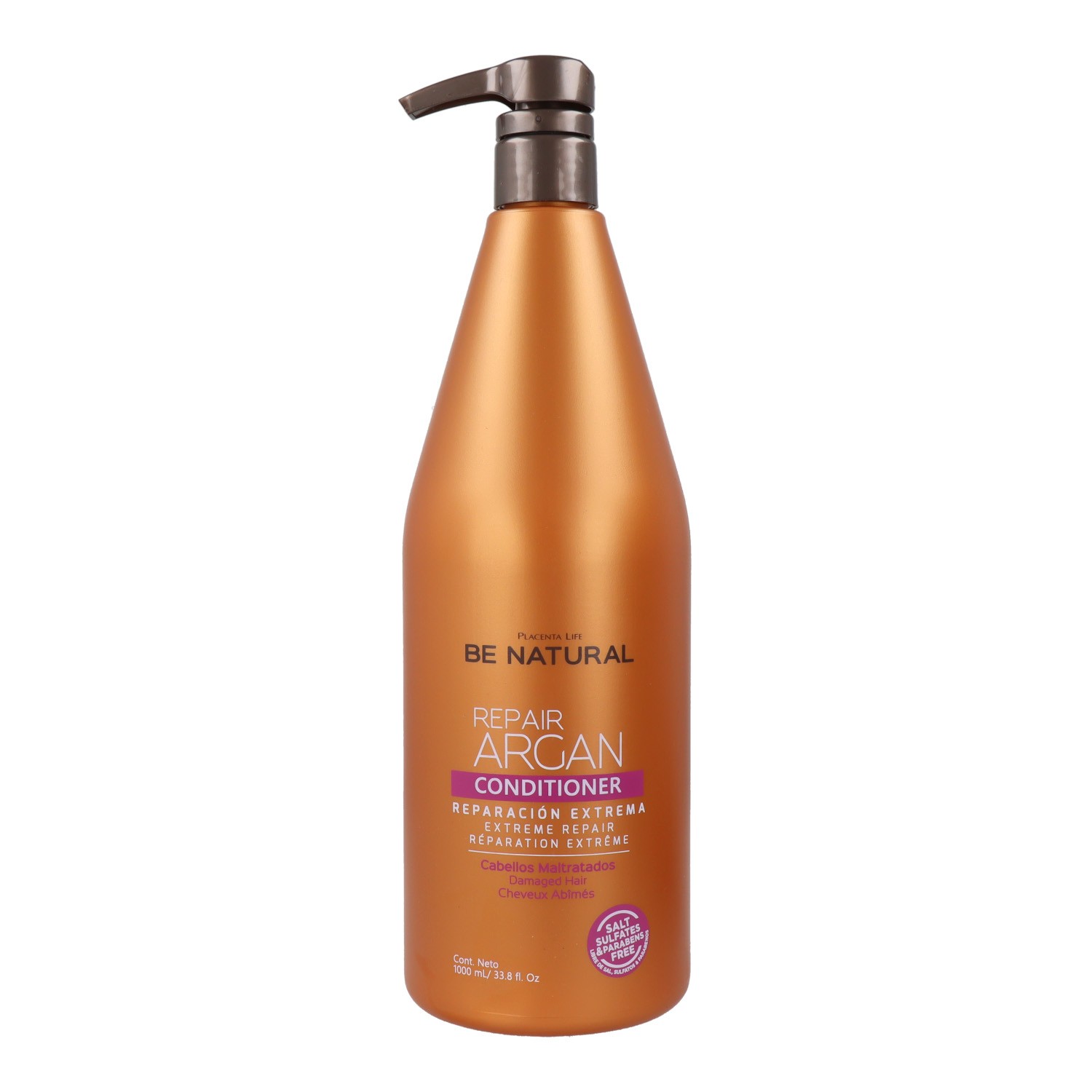 Condicionador Placenta Life Be Nat Nutri Repair Argan 1000 ml