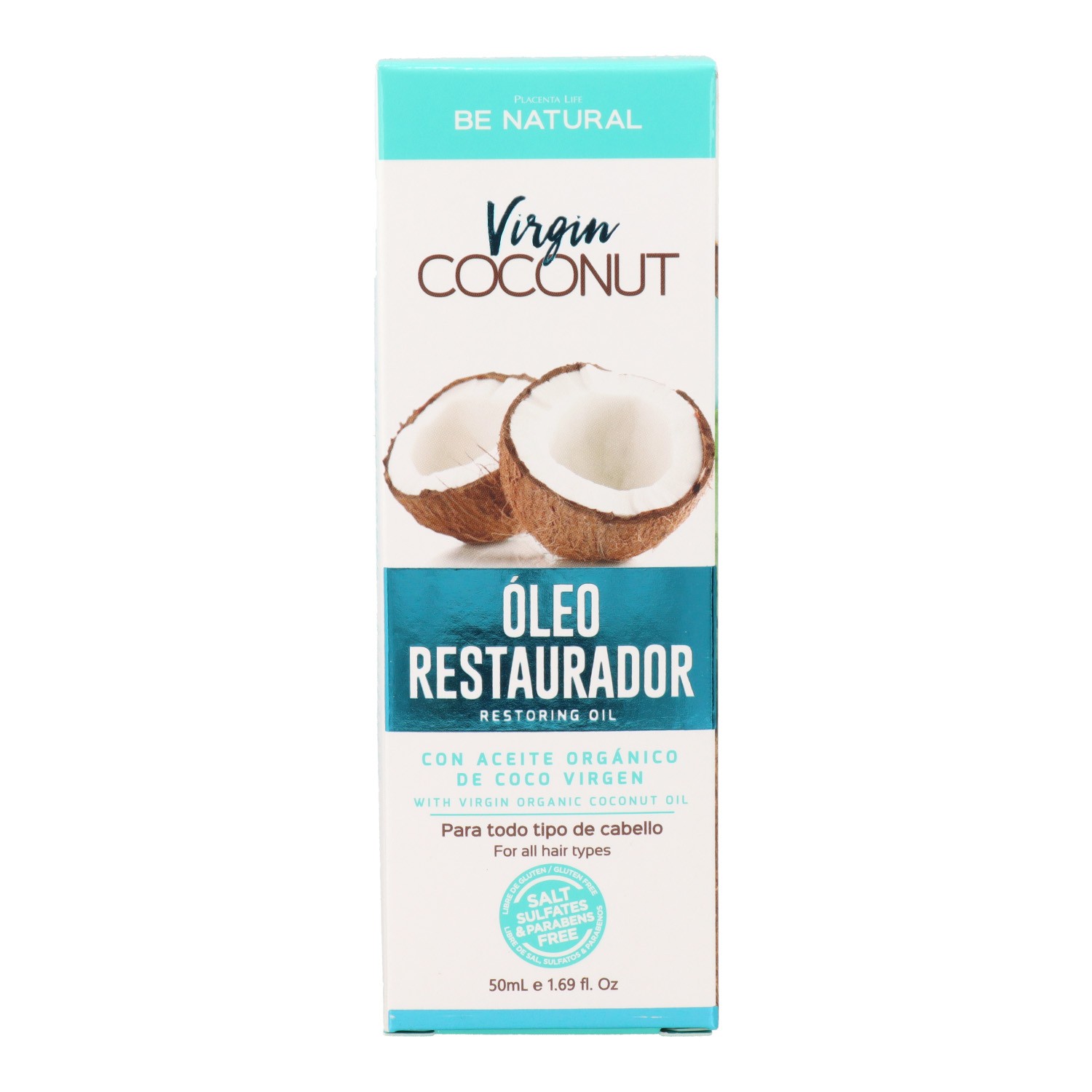 Placenta Life Be Nat Nutri Virgin Coconut Aceite Reparador 50 ml