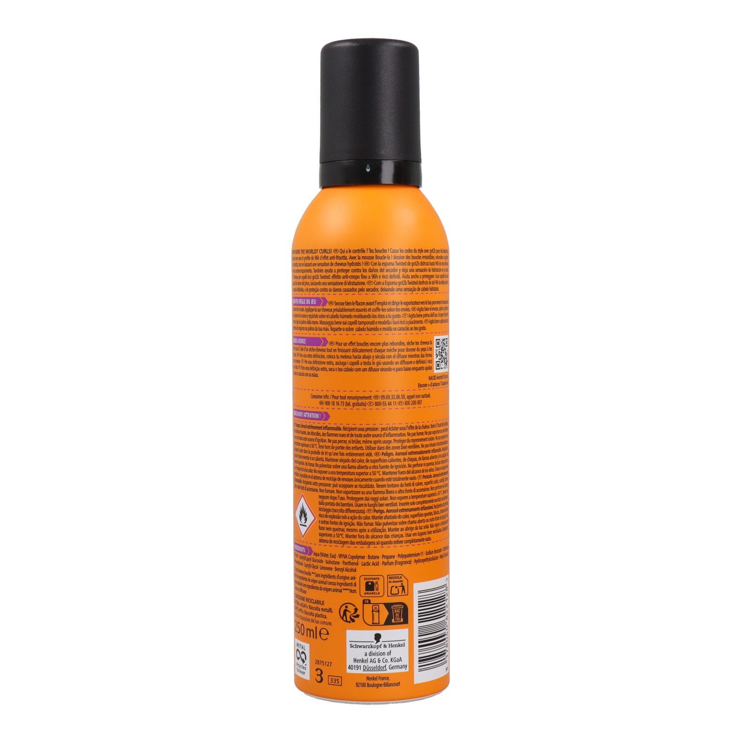 Schwarzkopf Got2b Perfect Curls Foam 250 ml