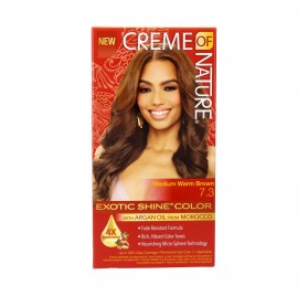 Cream Of Nature Argan Color Medium Warn Brown 7.3