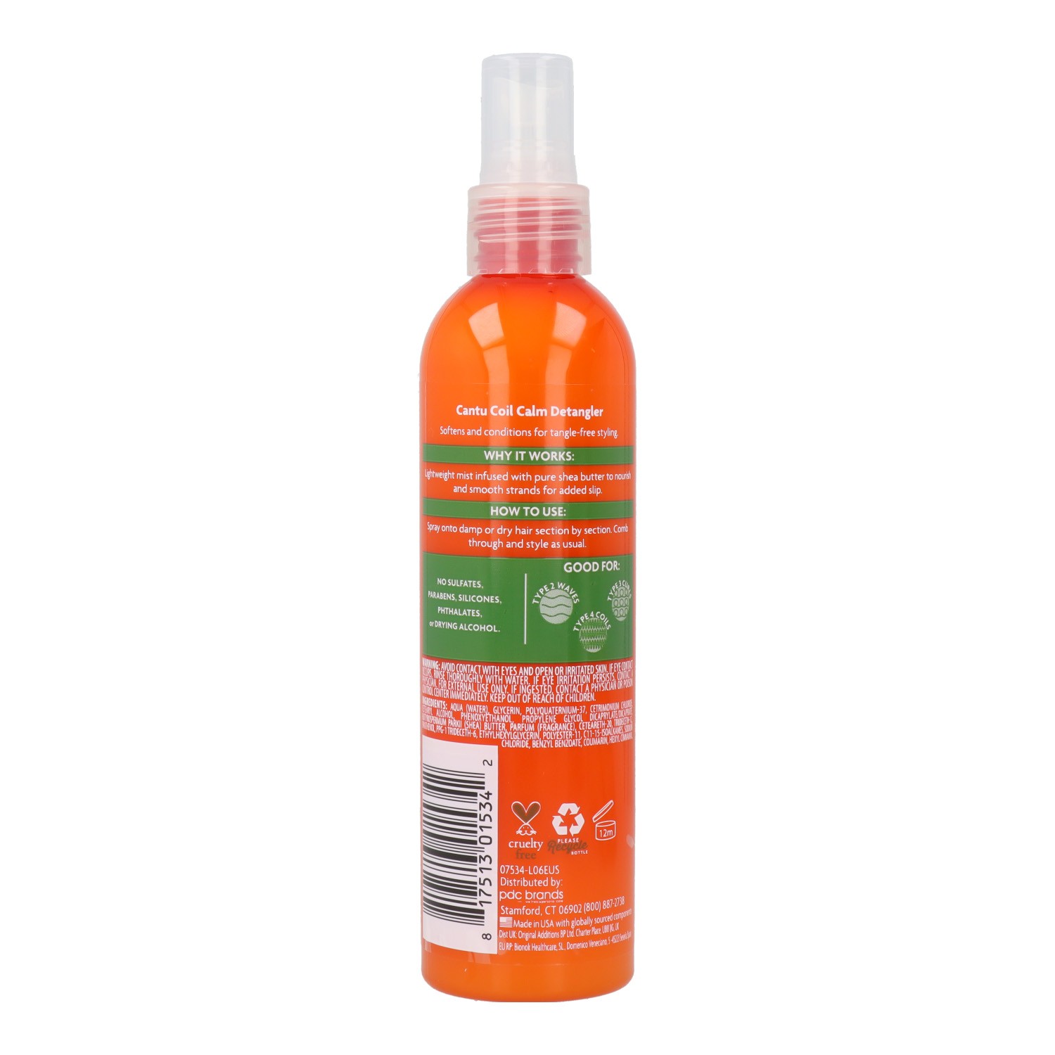 Cantu Shea Butter Natural Hair Coil Calm Démêlant 237 ml