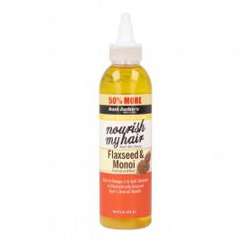 Aunt Jackies C&C Growth Oil Nourish My Hair 177Ml/6Oz (Flaxseed & Monoi)