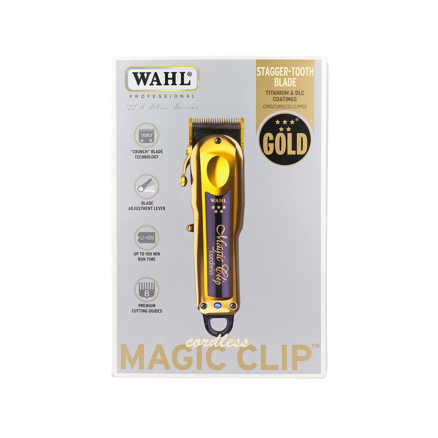 Wahl Gold Magic Clip Cordless 5 Estrellas