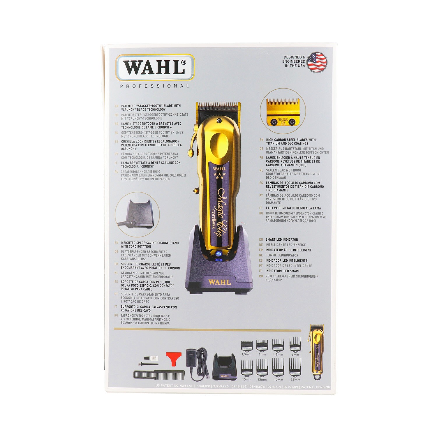 Wahl Gold Magic Clip Cordless 5 Estrellas