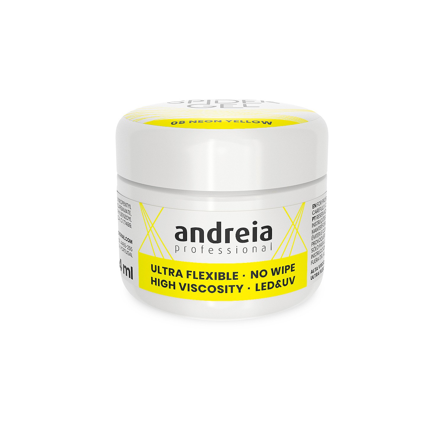 Andreia Gel Araignée 07 Orange Fluo 4 ml