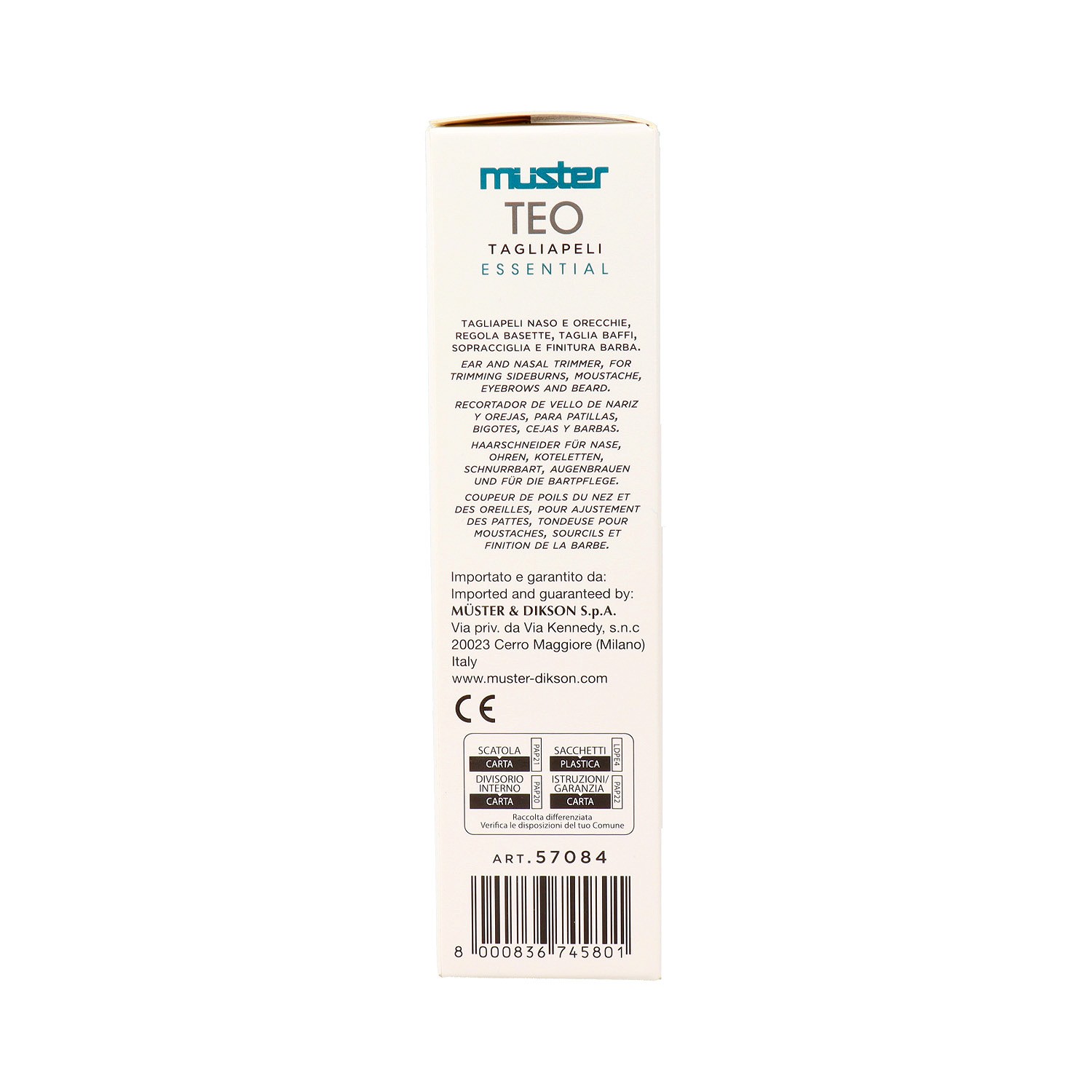 Muster Two Early Y Nasal Trimmer