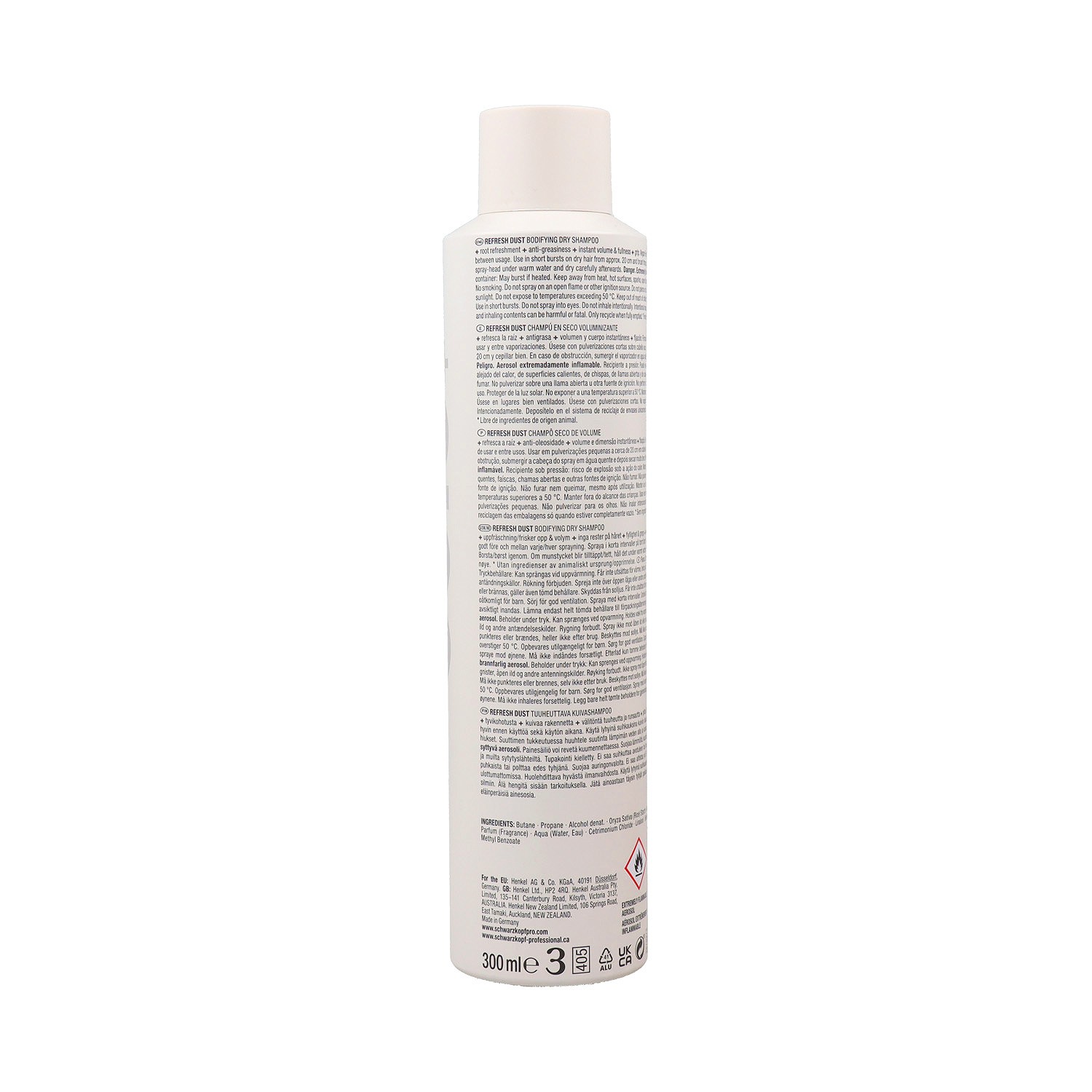 Schwarzkopf Osis Cabello Del Dia Siguiente Refresh Dust Dry Champú 300 ml