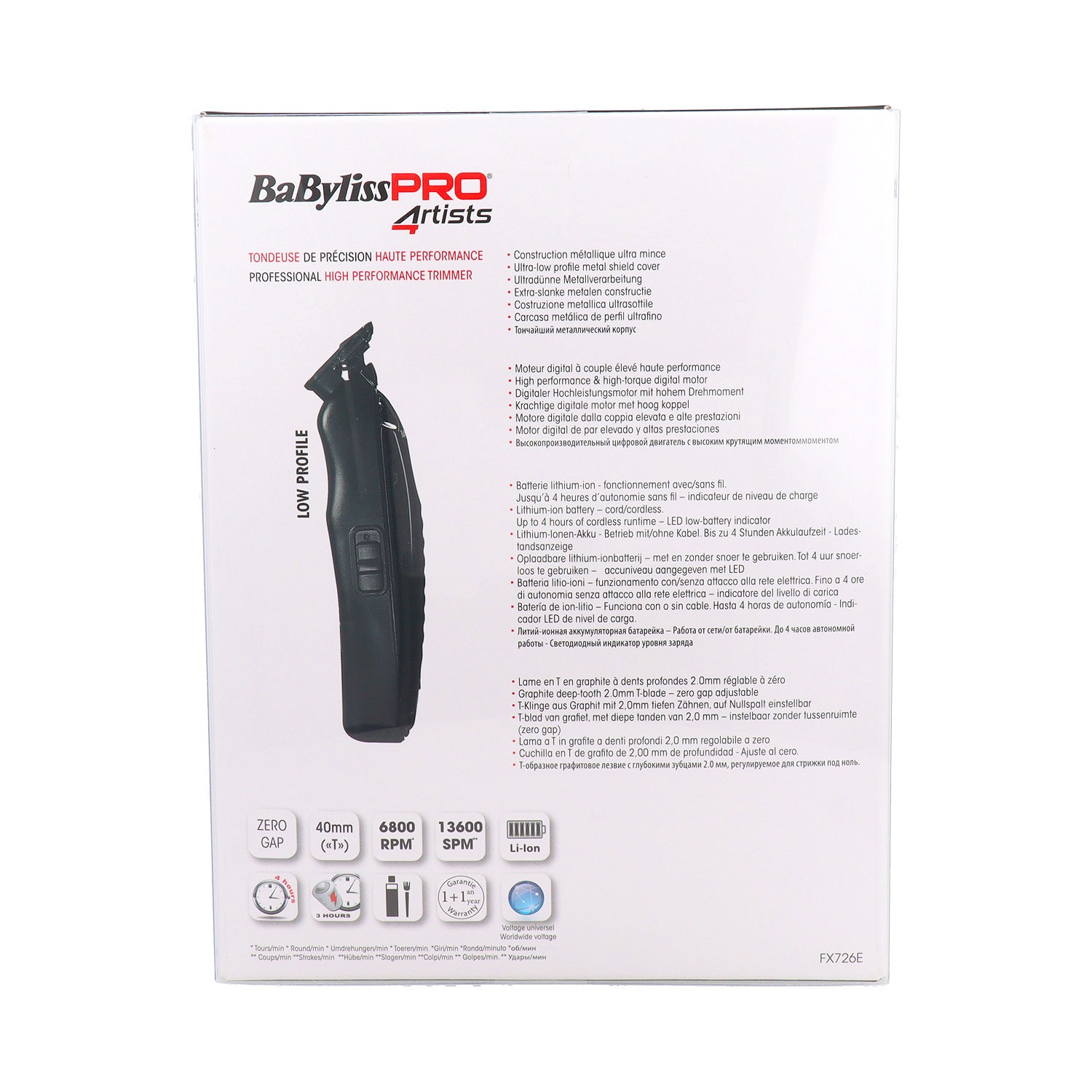 Máquina Babyliss Pro Fx (FX726E)