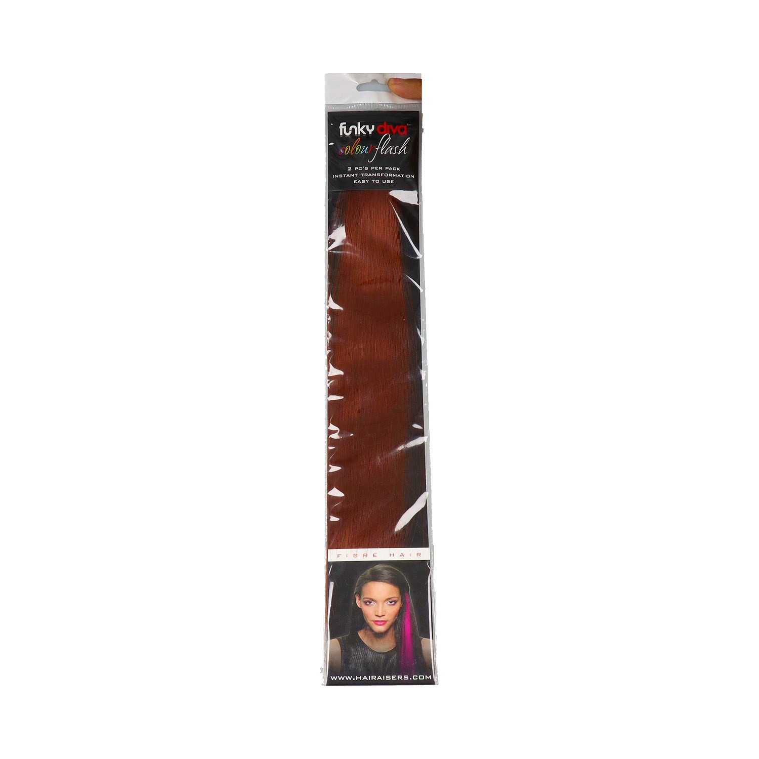 Funky Diva Extensions Color Flash Auburn Flash Funky Diva Extensions Color Flash Auburn Flash