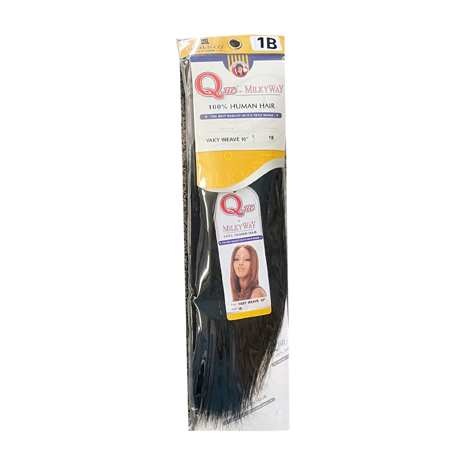 Cabello Milkyway Yaky Weave 10 1B Cabello Milkyway Yaky Weave 10 1B