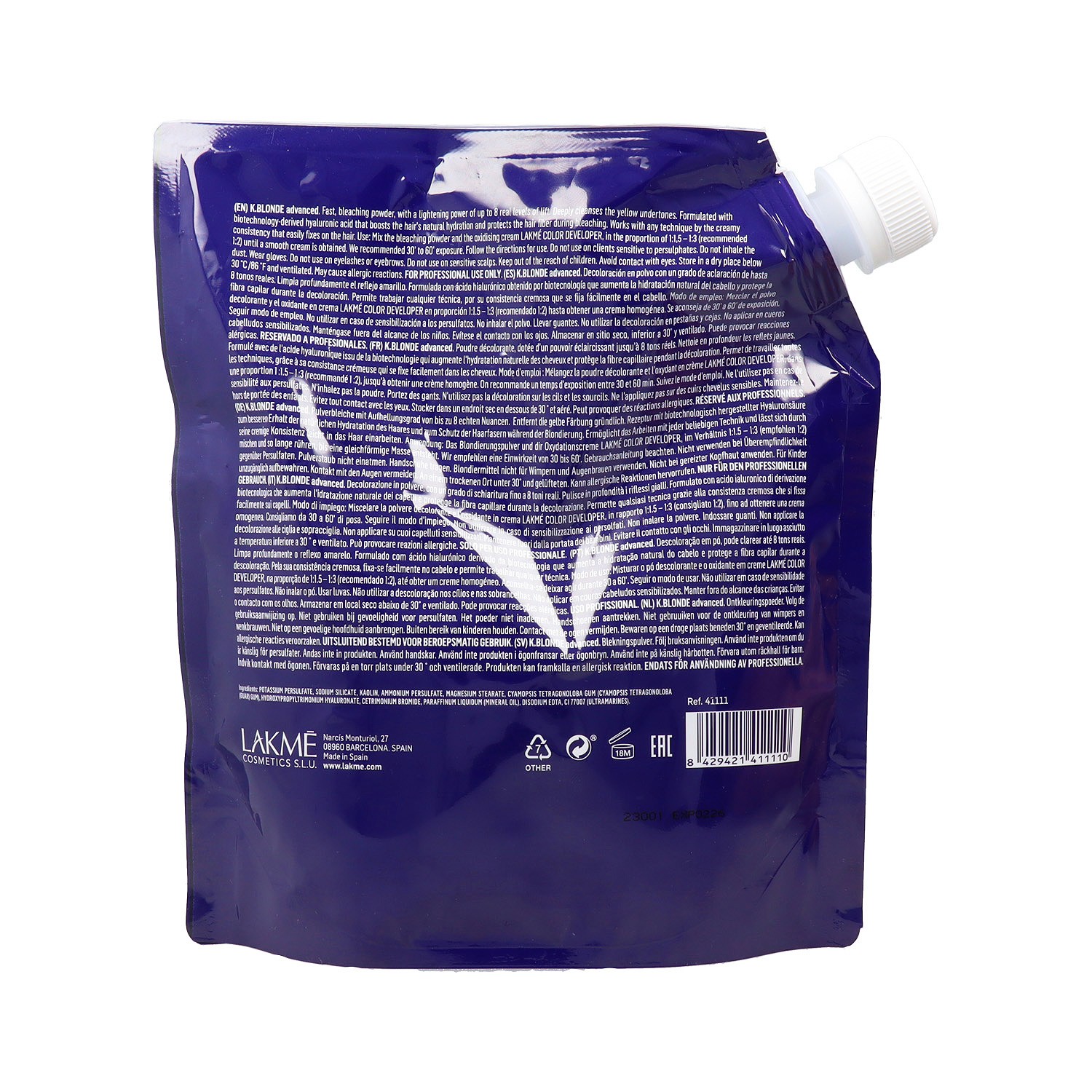 Lakme K.blonde Advanced Bleaching Powder 500 gr