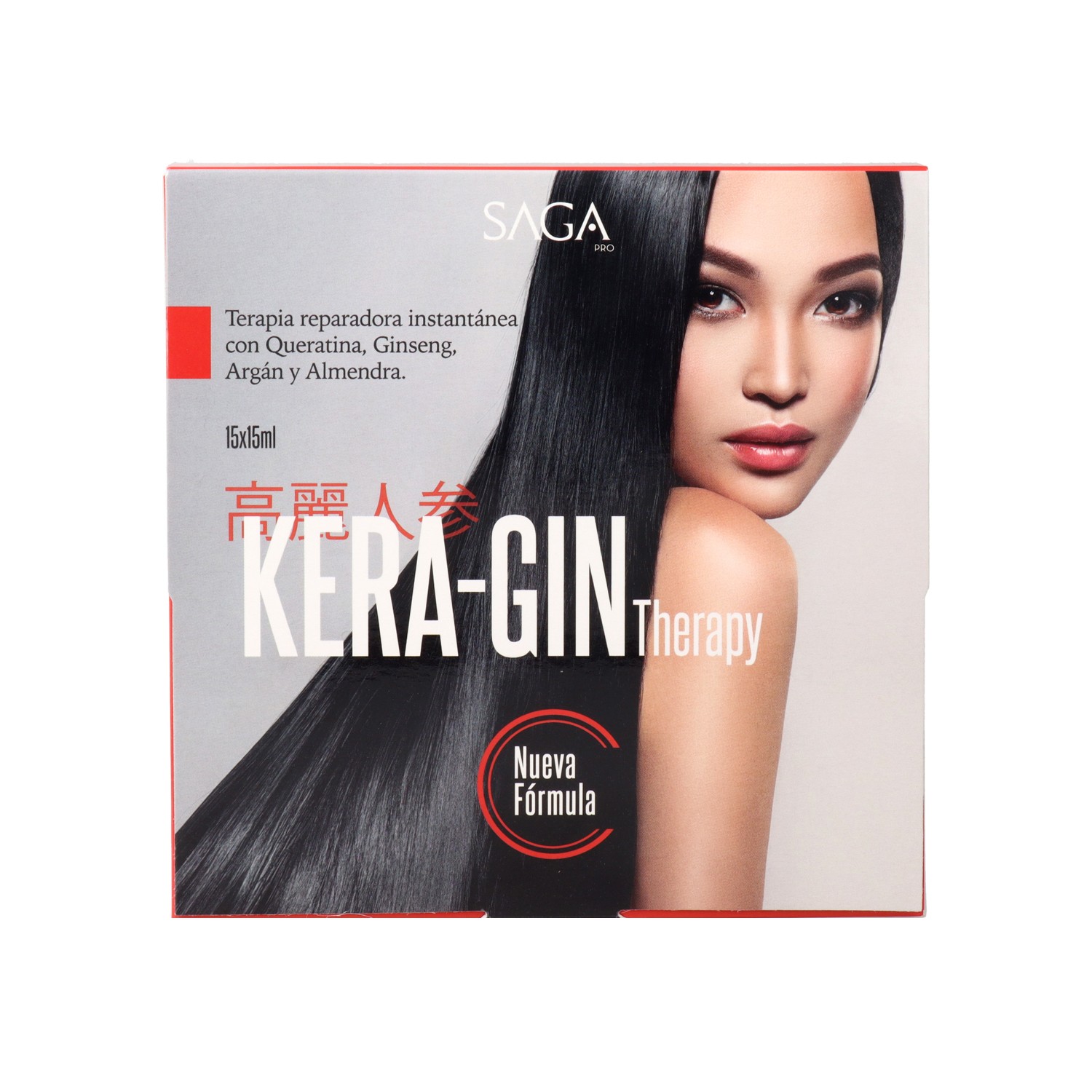 Saga Pro Kera-Gin Therapy 1 caja de 15 sobres