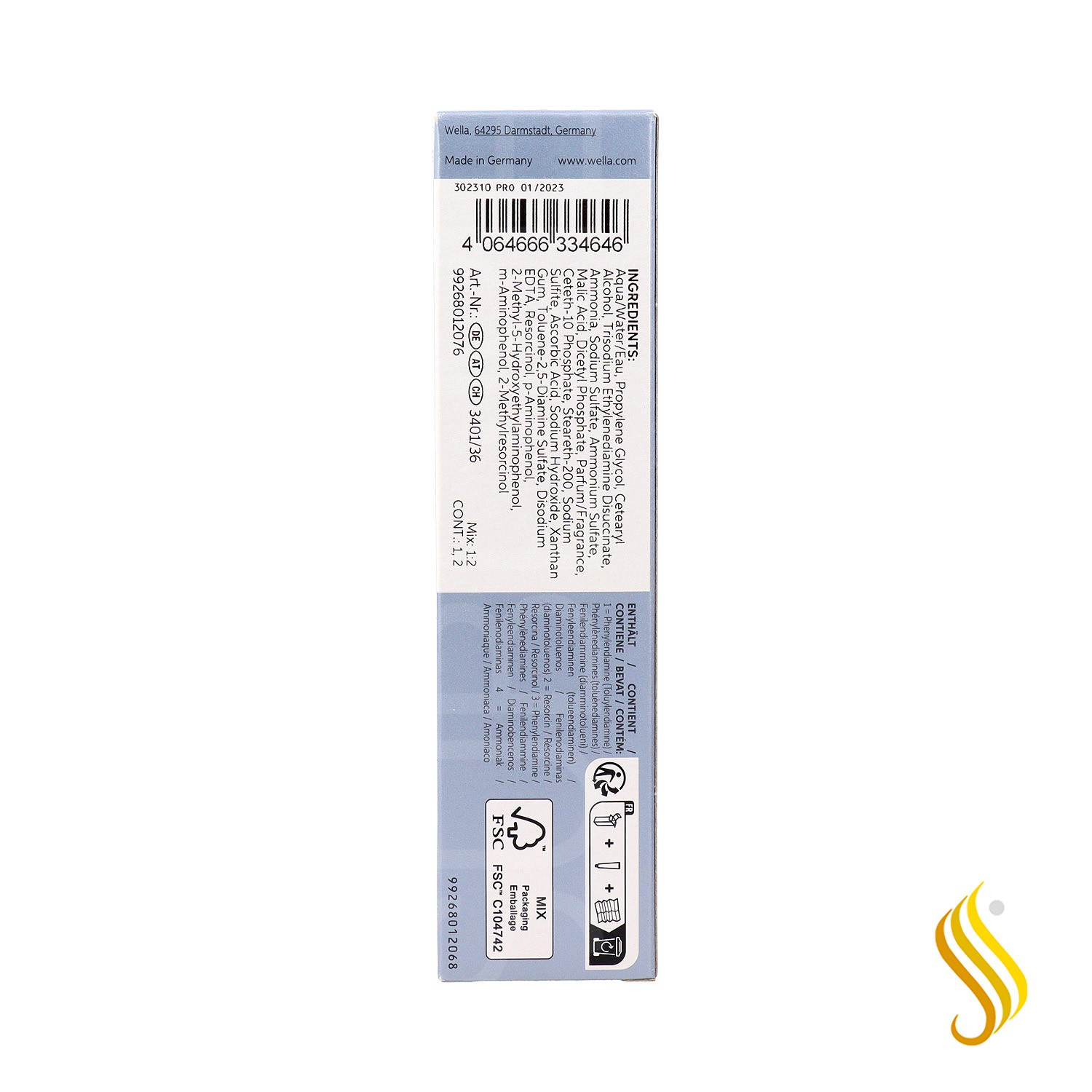 Wella Blondor Plex Crema Toner/86 60ml