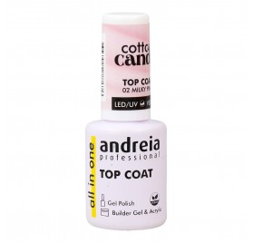 Andreia Top Coat Cotton Candy Color 02 Milky Pink 10.5 ml