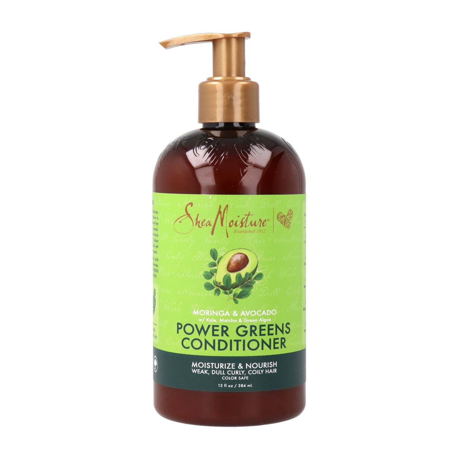 Shea Moisture Après-shampoing Moringa Avocat Power Greens 384 ml