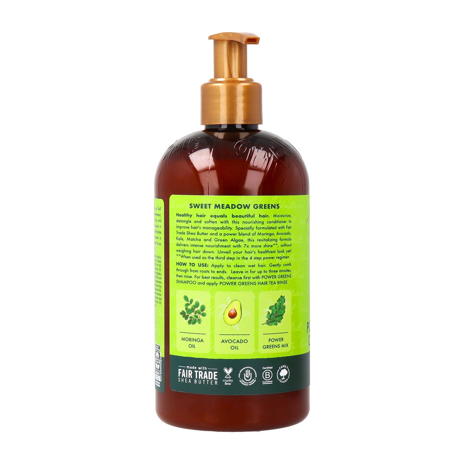 Shea Moisture Après-shampoing Moringa Avocat Power Greens 384 ml