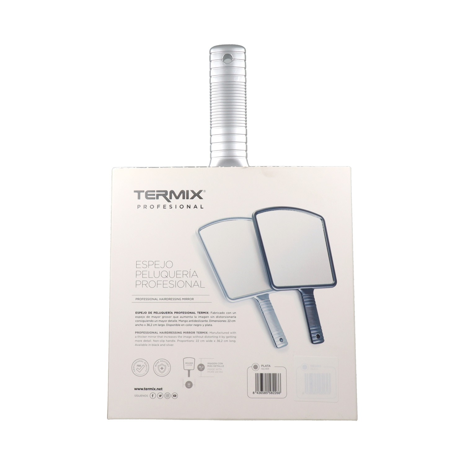 Termix Professional Hairdressing Mirror Silver Color