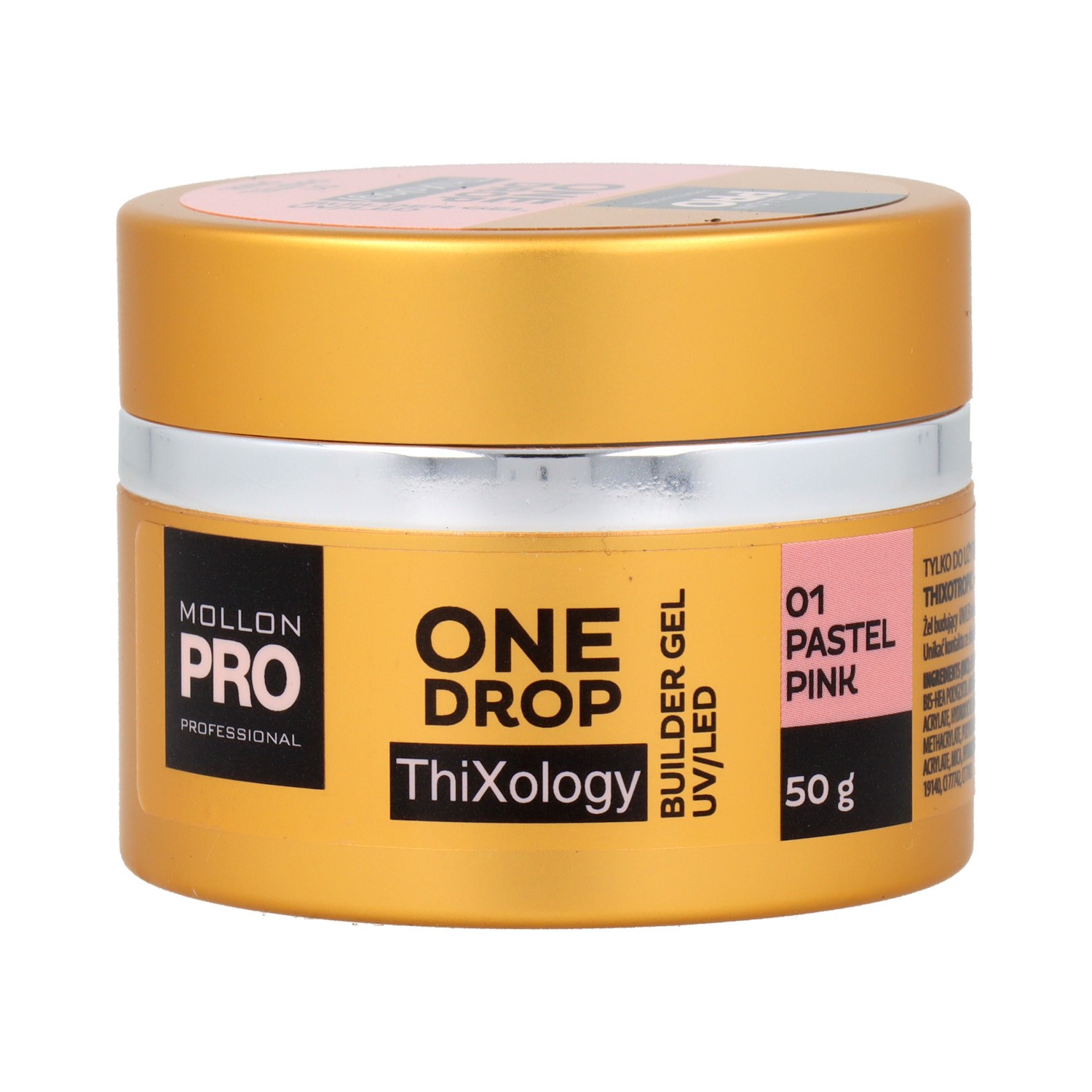 Mollon Pro One Drop Tissologia Gel 01 Rosa Pastello 50 gr