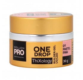 Gel Tissologico Mollon Pro One Drop 01 Rosa Pastello 30 gr