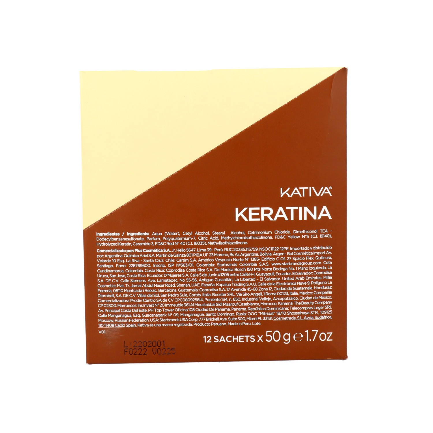 Kativa Trattamento Intensivo Alla Cheratina 12 X 50 gr