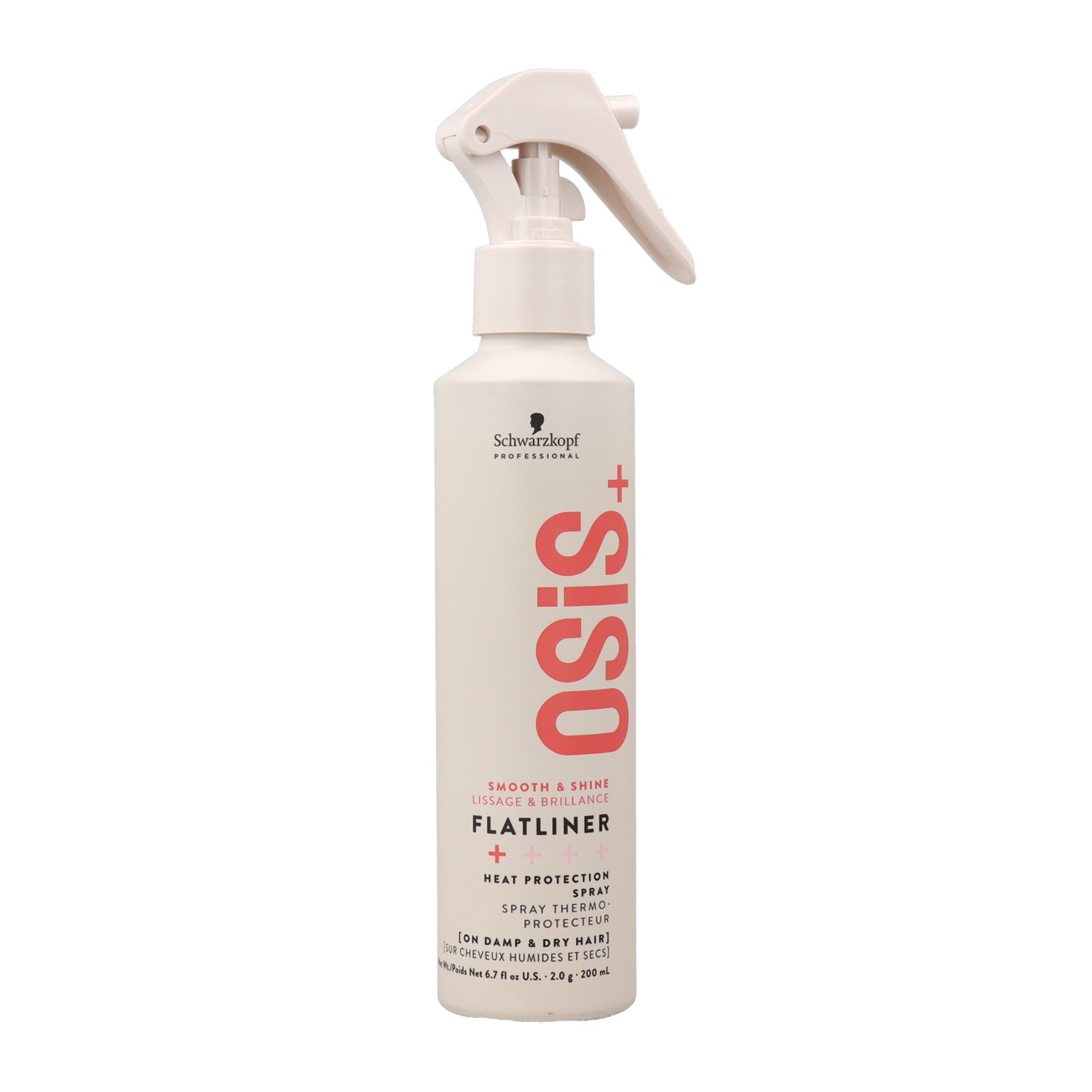 Schwarzkopf Osis Suavidad Y Brillo Flatliner Spray 200 ml