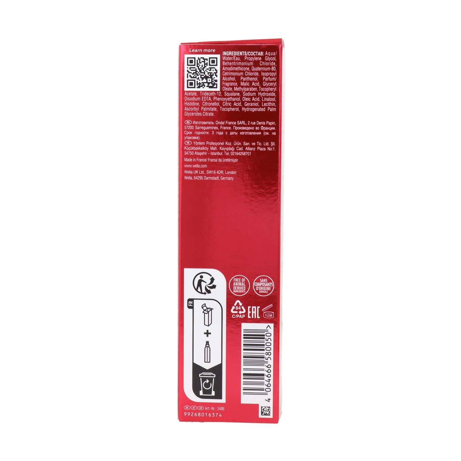 Wella Ultimate Repair Leave -In Step 3 Damage In 90 Seconds 95 ml