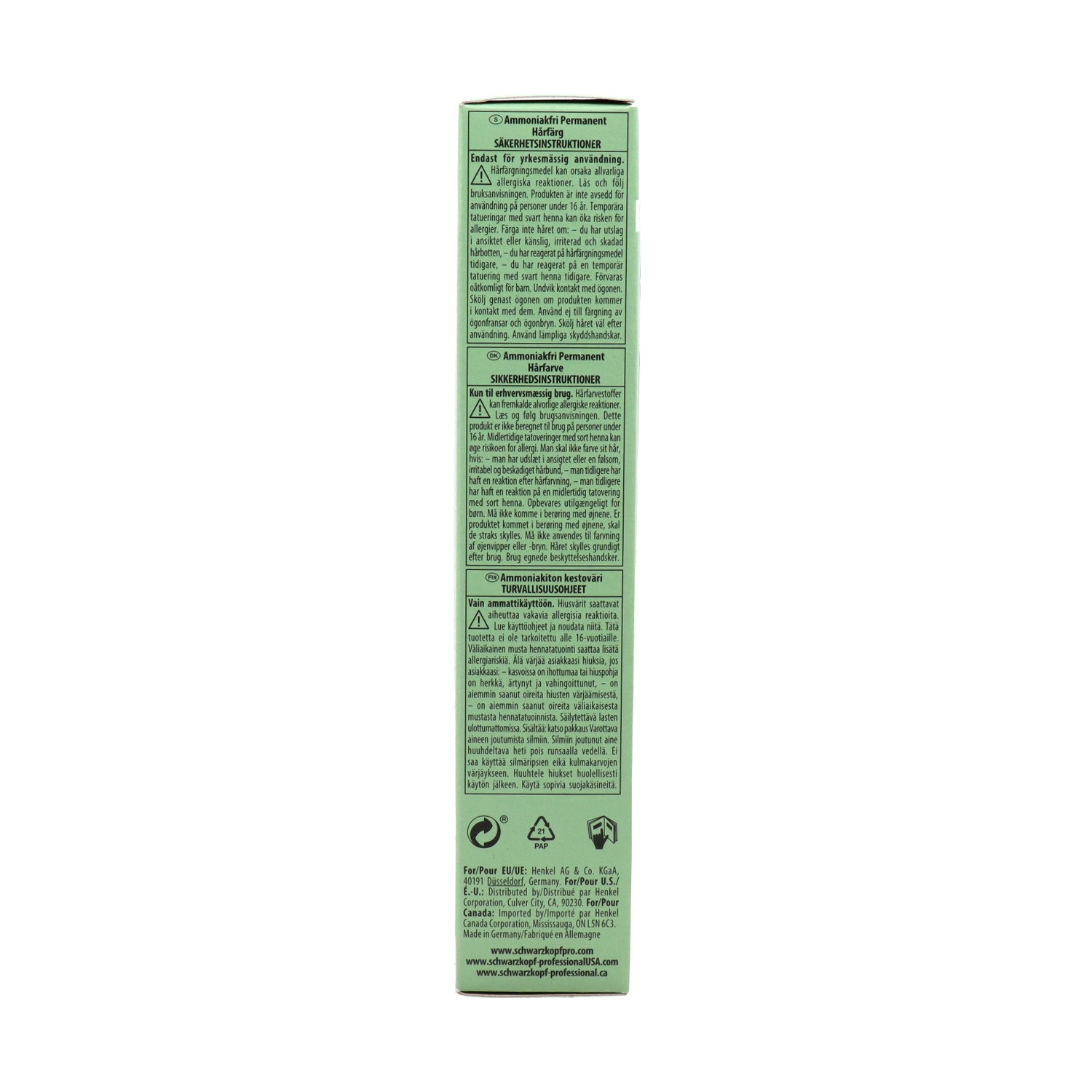 Schwarzkopf Igora Zero Amm 5-67 Castaño Claro Chocolate Cobrizo 60 ml
