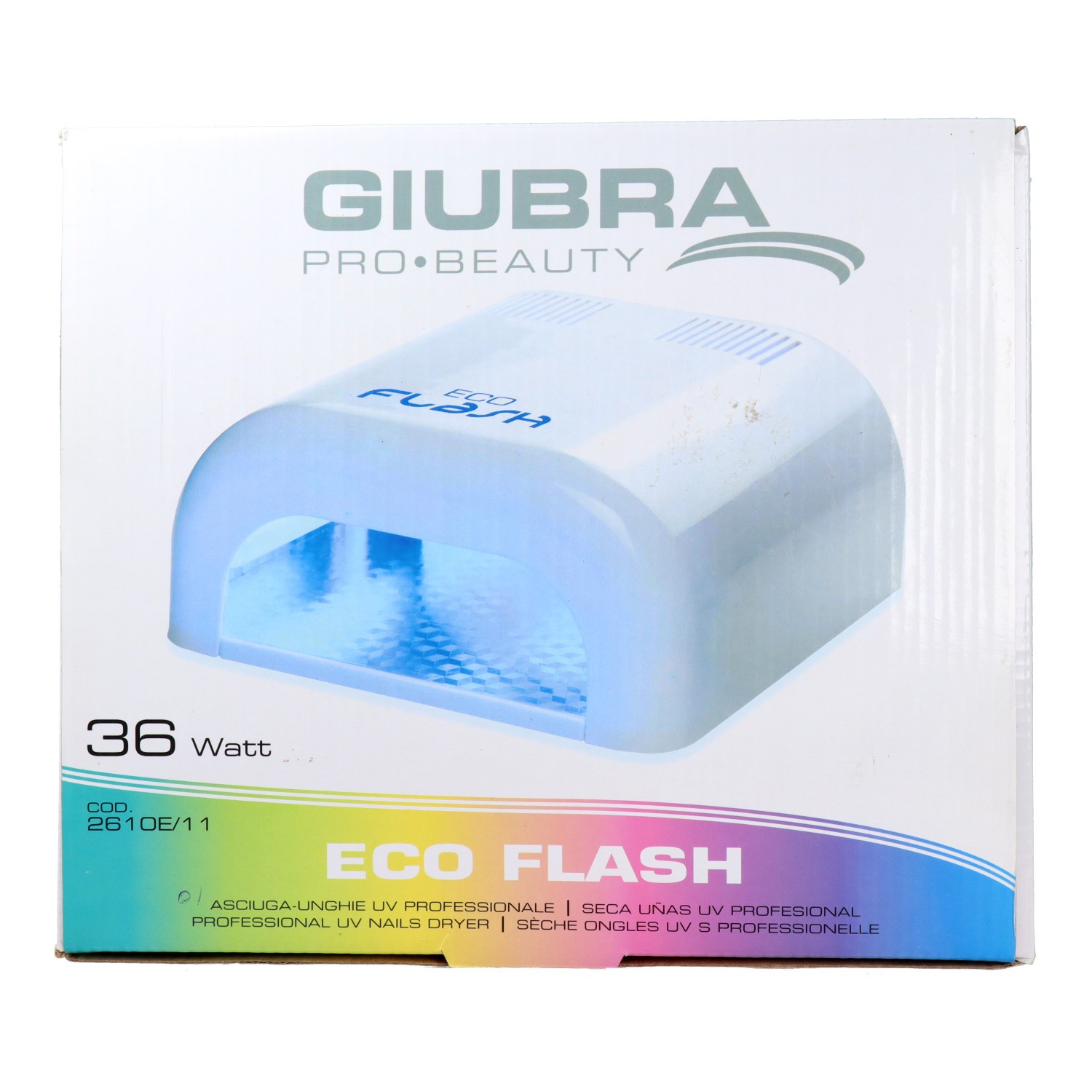 Giubra Eco Flash Lampara Secauñas Uv Pro Blanca 36W Giubra Eco Flash Lampara Secauñas Uv Pro Blanca 36W