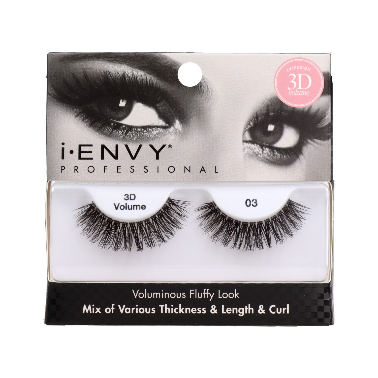I Envy Strip Lash/Pestañas Banda 3D Volumen 03 I Envy Strip Lash/Pestañas Banda 3D Volumen 03
