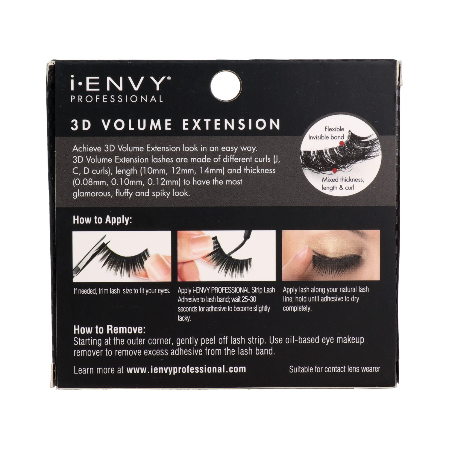 I Envy Strip Lash/Pestañas Banda 3D Volumen 03