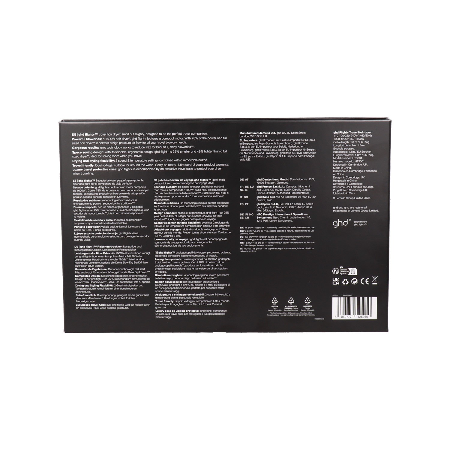 Asciugatrice da viaggio Ghd Fligth