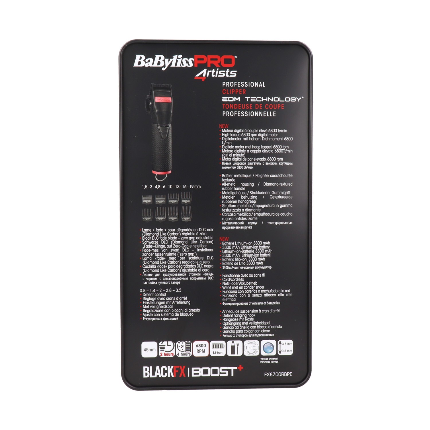 Babyliss Boost Black And Red Clipper