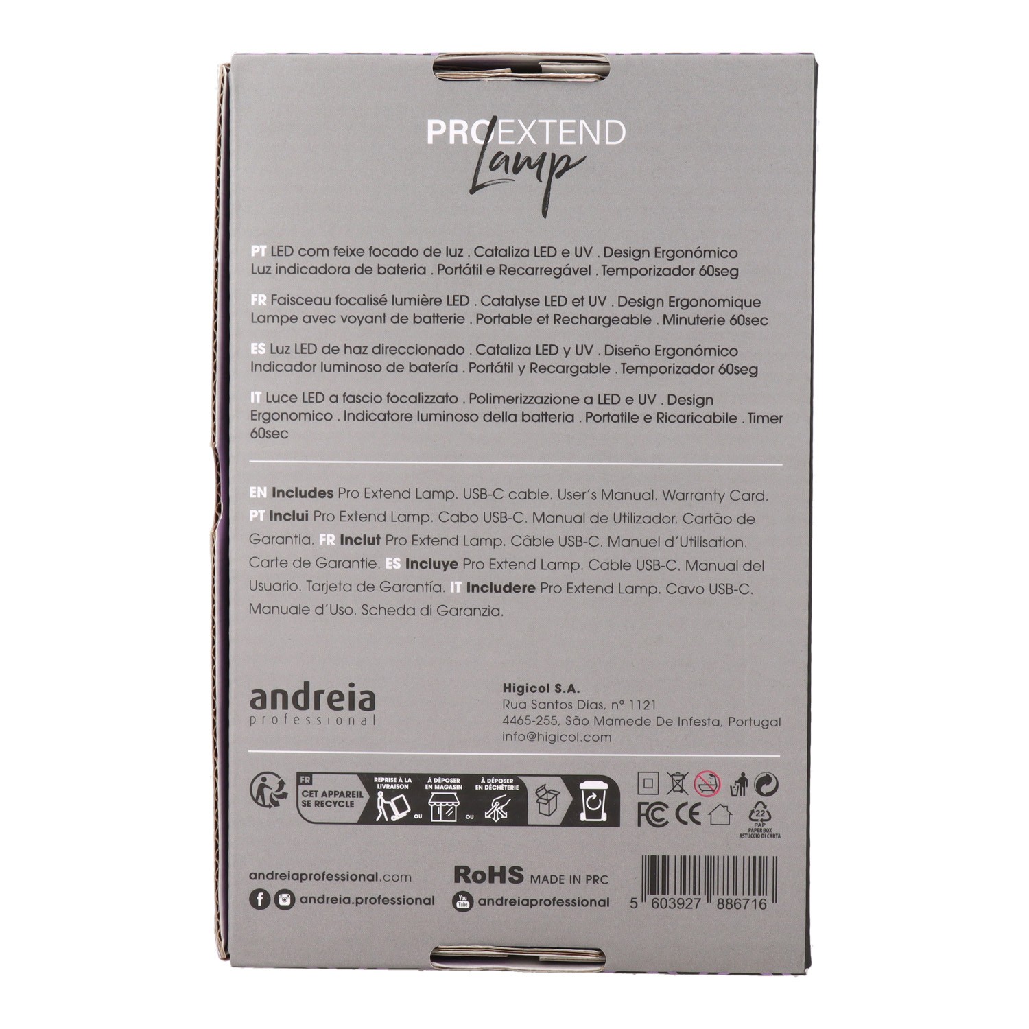 ANDREIA PRO EXTEND LAMP LUZ LED