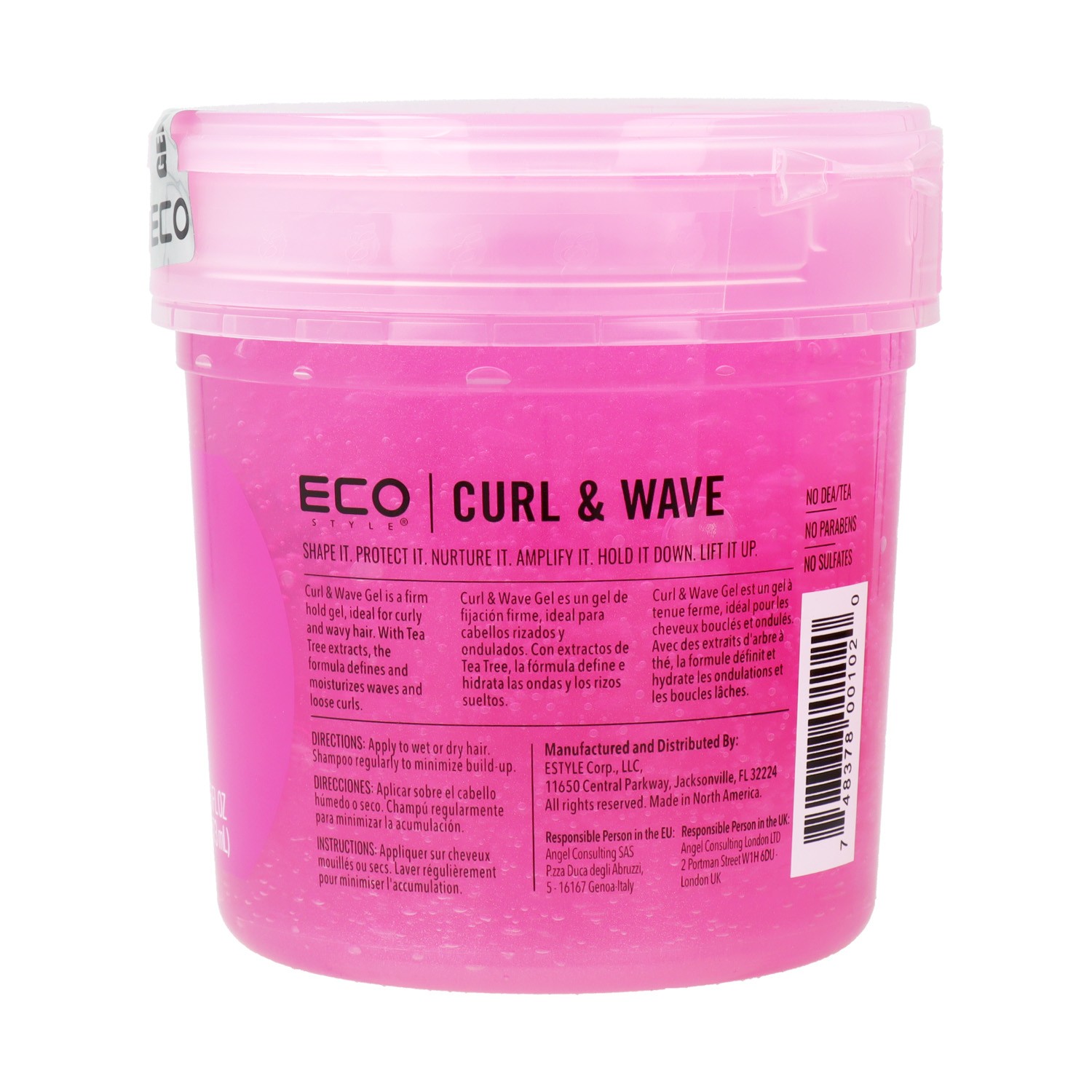 Eco Styler Styling Gel Curl & Wave Pink 473 ml