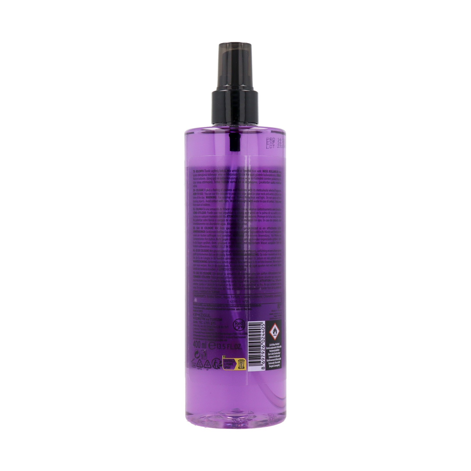 Red One Cologne Spray Undulation Purple 400 ml