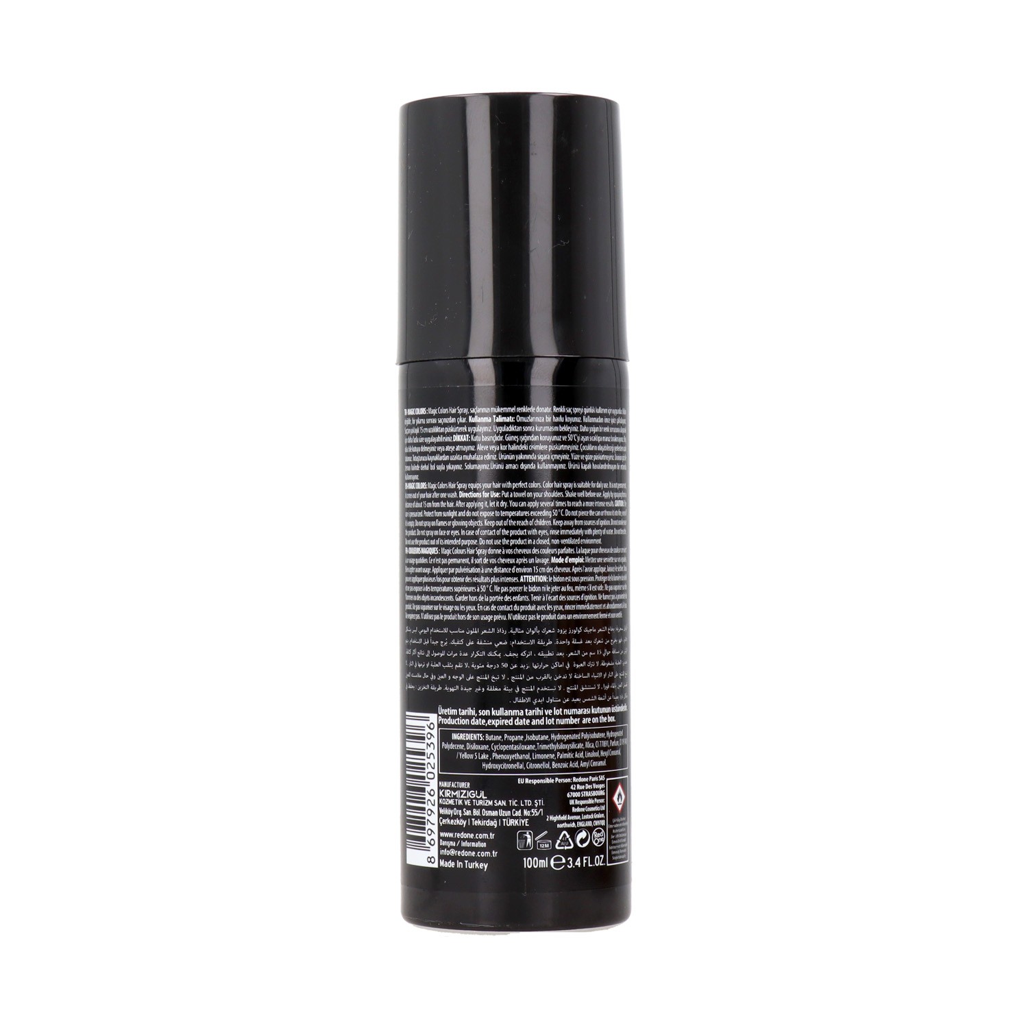 Red One Magic Color Spray Yellow 100 ml