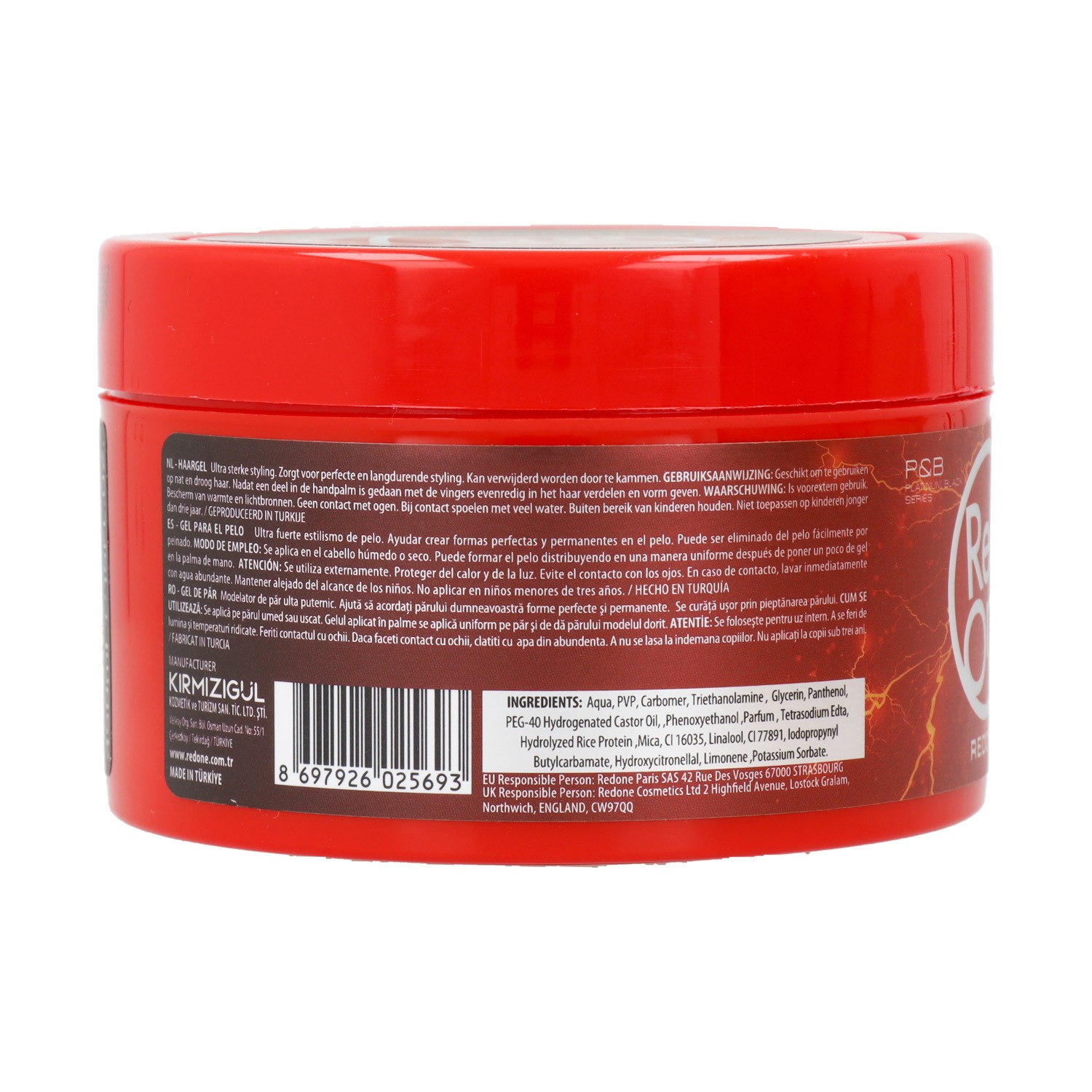 Red One Magic Power Hair Gel Red 450 ml