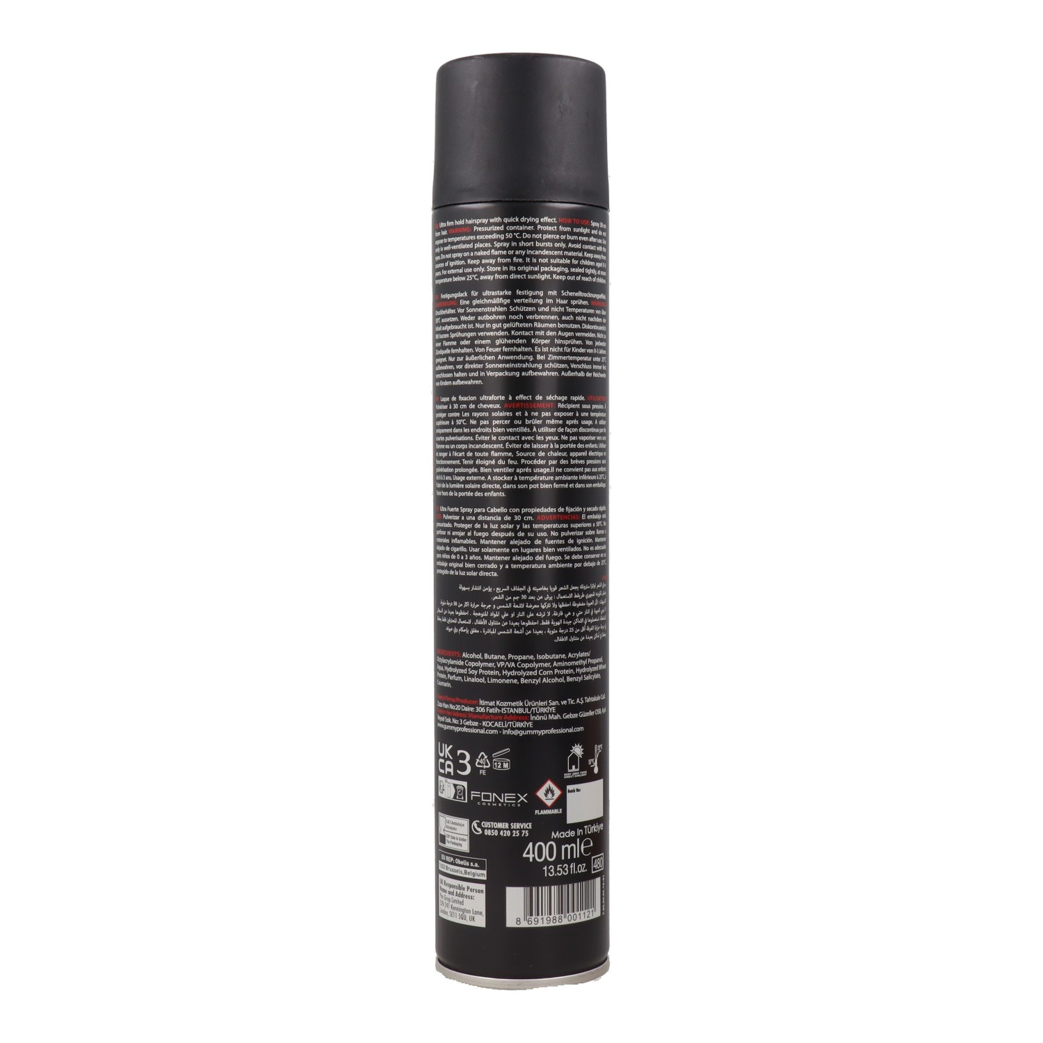 Gummy Hair Ultra Strong Spray 400 ml