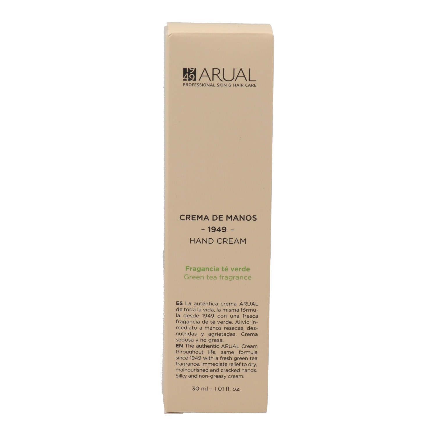 Arual Fragancia Té Verde Crema De Manos 30 gr Arual Fragancia Té Verde Crema De Manos 30 gr