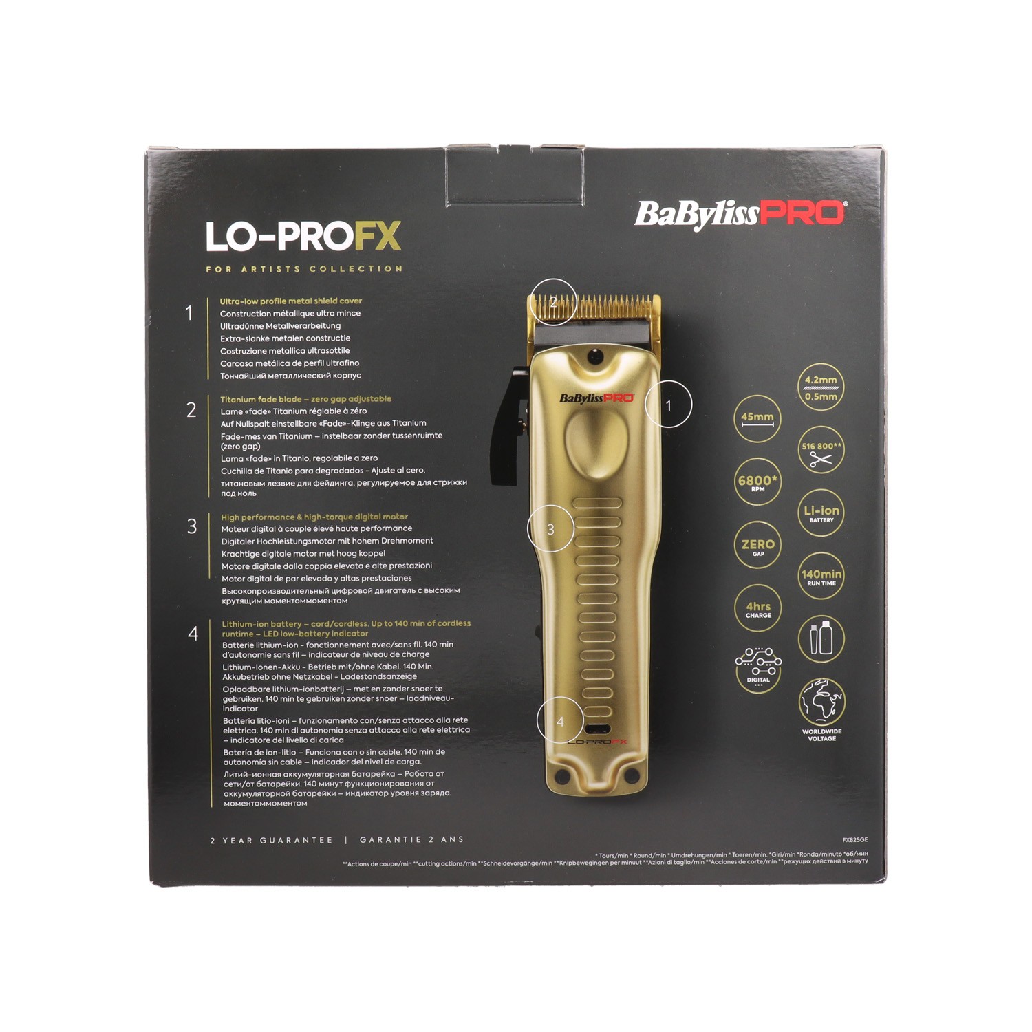 Babylisspro Lo-Profx Clipper Gold Machine