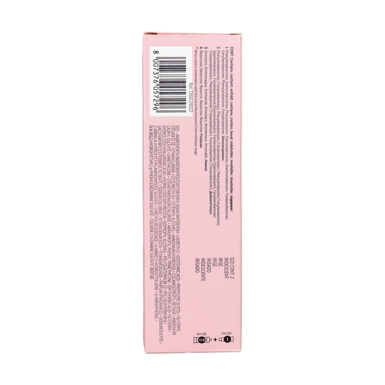 Revlonissimo Colorsmetique Pure Color 022 Irisado Intenso 60 ml