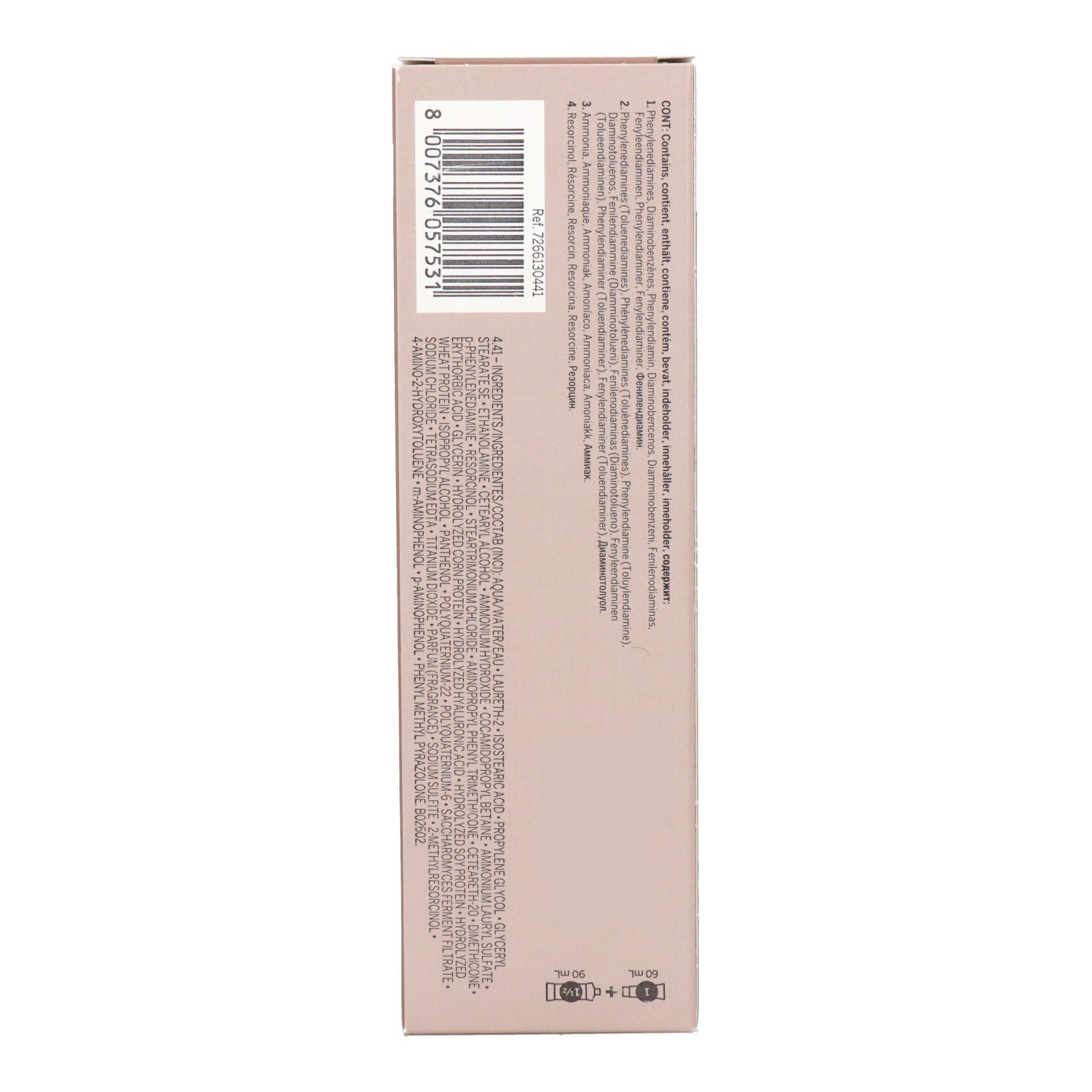 Revlonissimo Colorsmetique High Coverage Color 7.41 60 ml